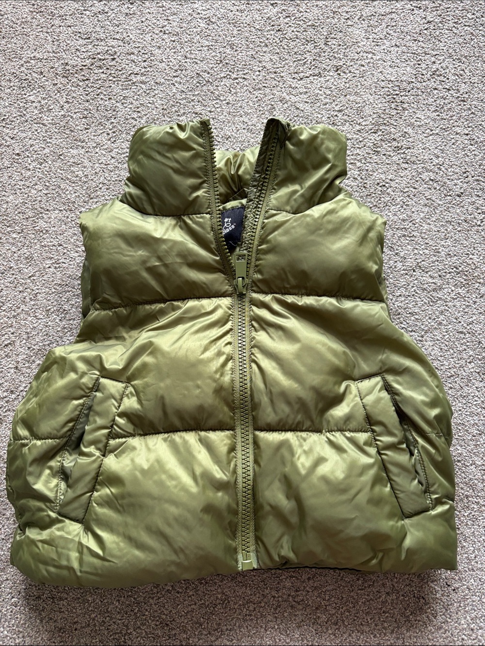 Target - Olive Green Puffer Vest